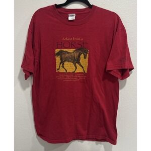 Vintage 2005 Horse Animal Nature TShirt Large The Field Museum Art Equestrian
